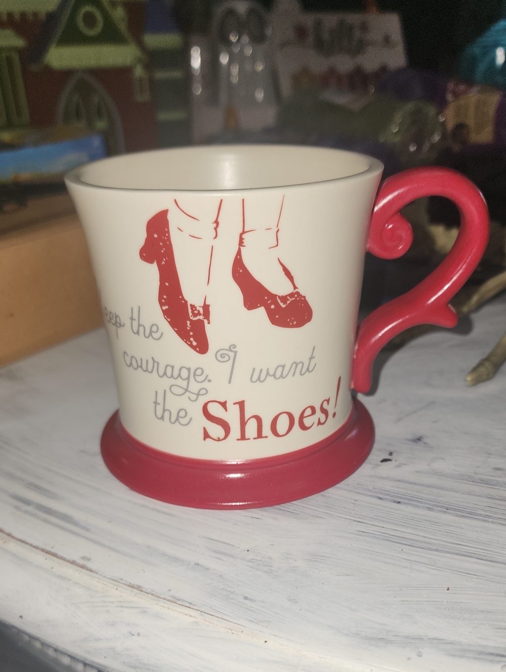 Hallmark Wizard Of Oz Coffee Collectible Cup Mug Red Shoes Warner Bros